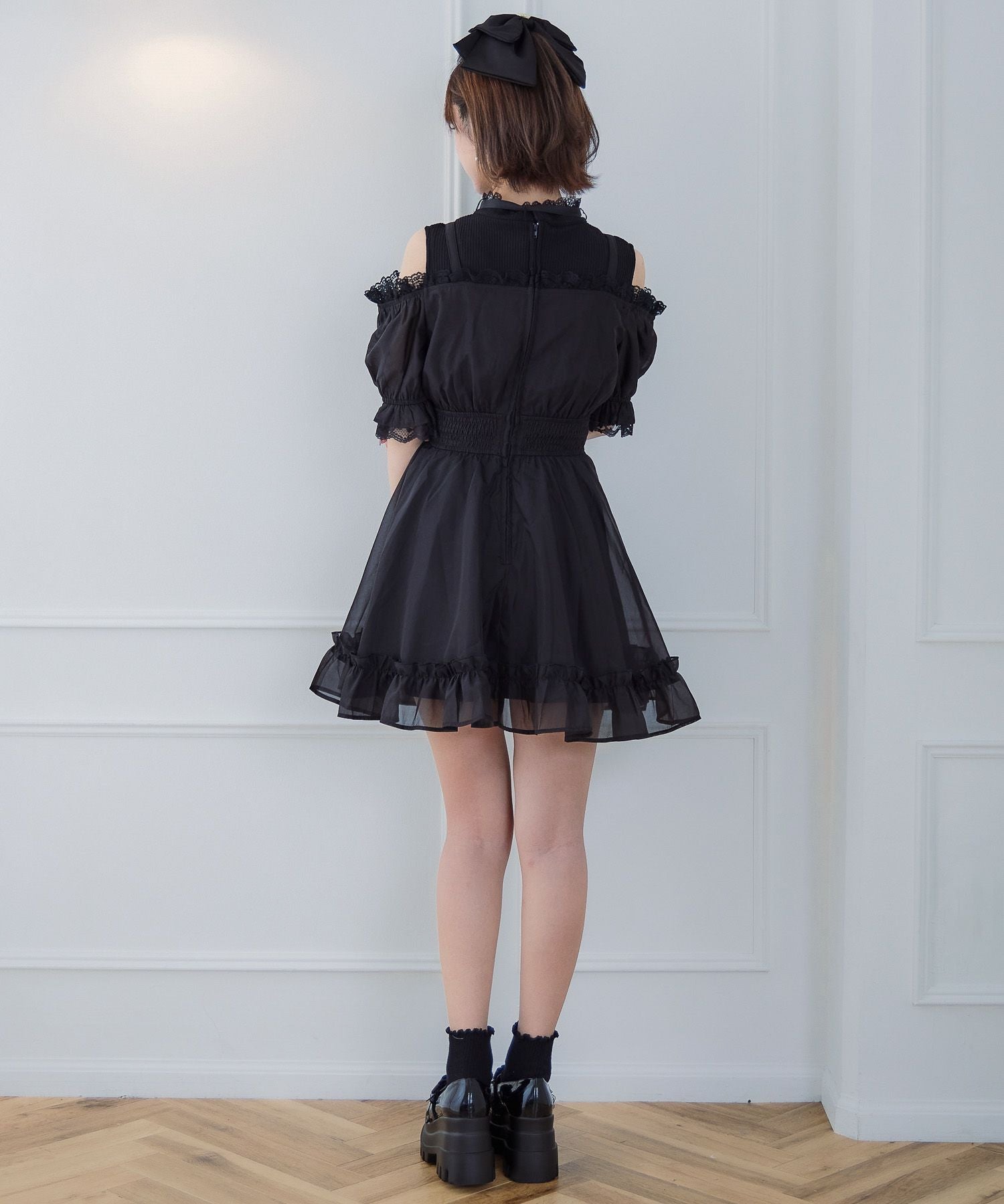 レイヤード風オフショルワンピース | Rlab store