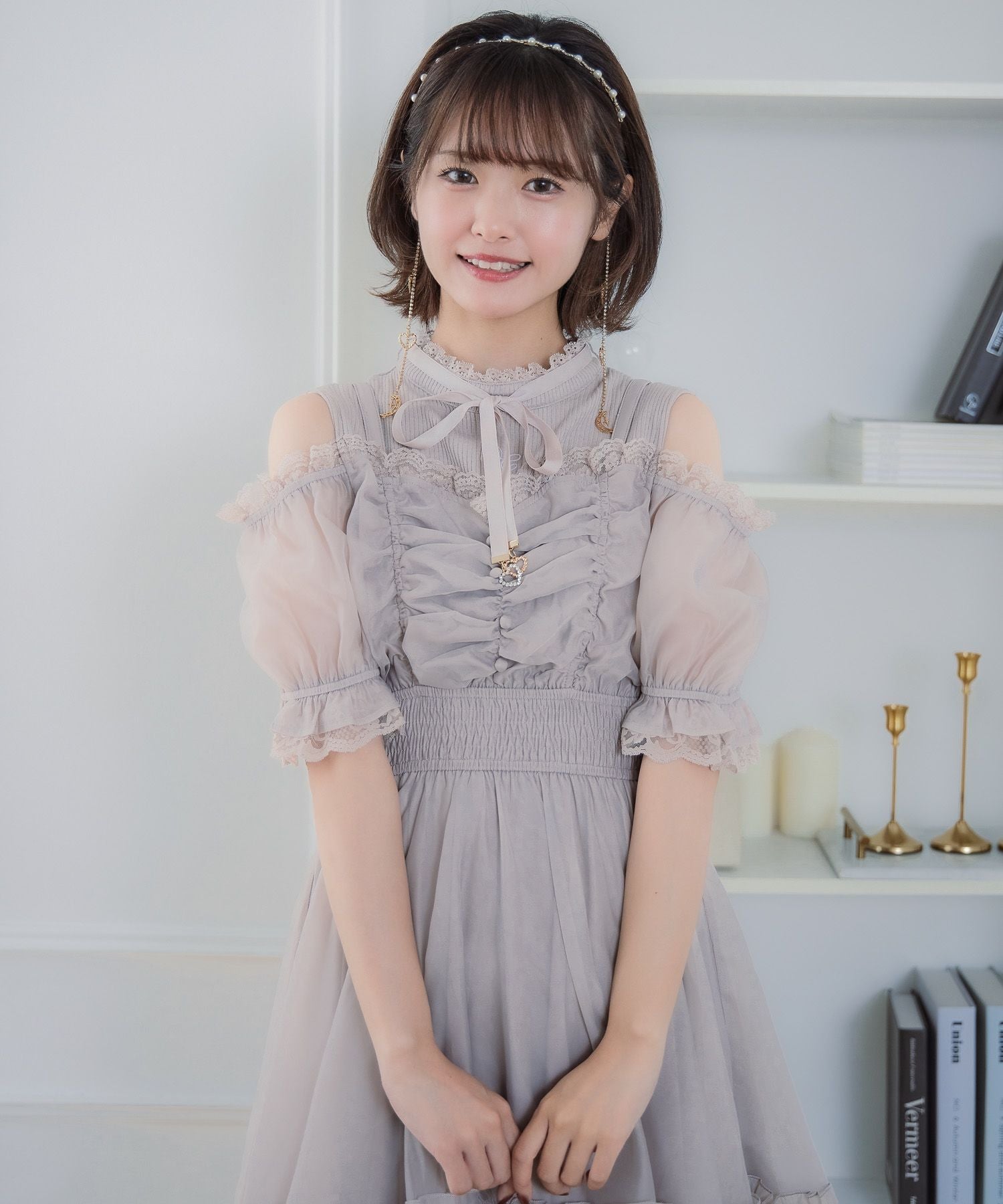 レイヤード風オフショルワンピース | Rlab store