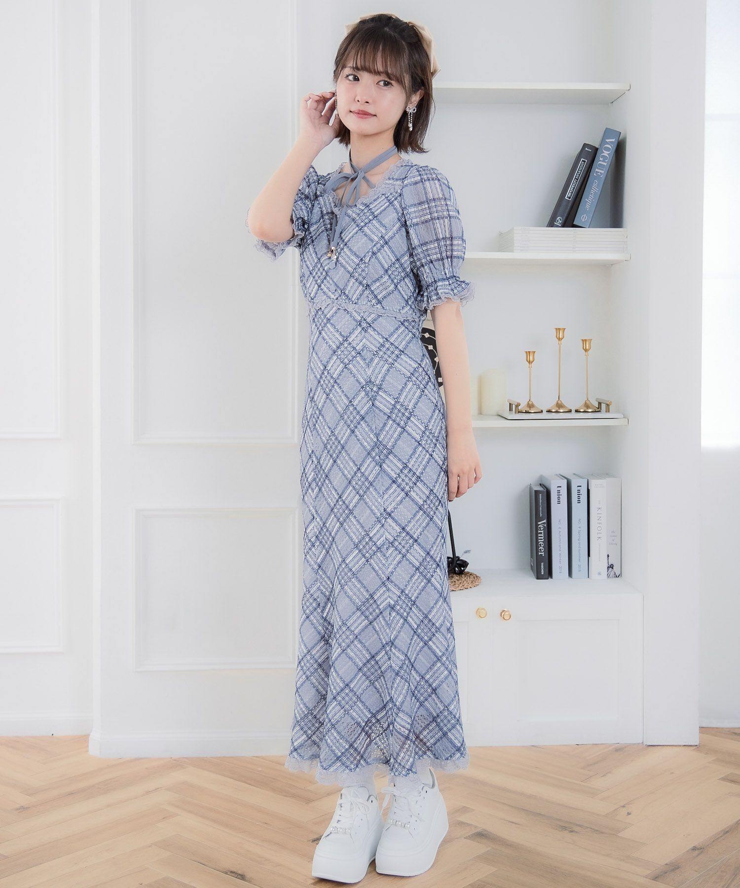 レーシーチェックワンピース | Rlab store