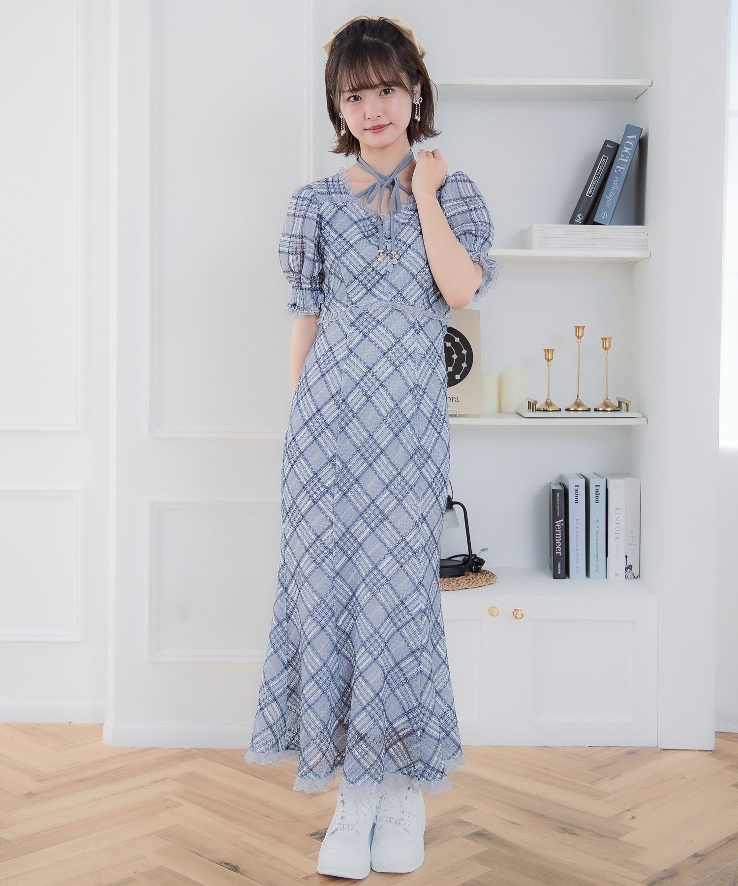 レーシーチェックワンピース | Rlab store
