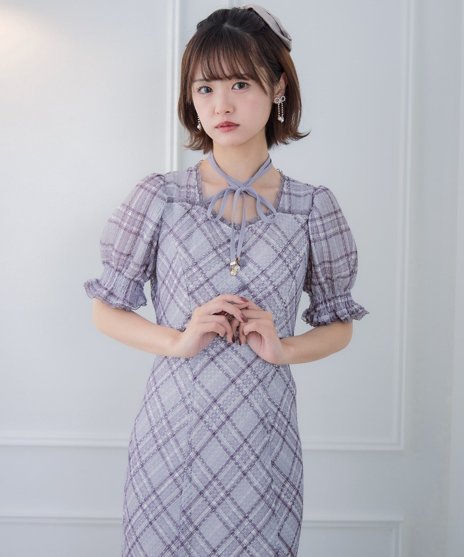レーシーチェックワンピース | Rlab store