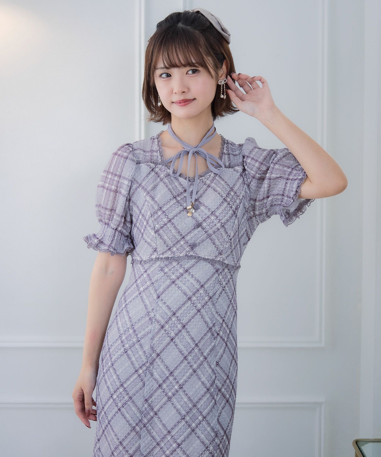 レーシーチェックワンピース | Rlab store