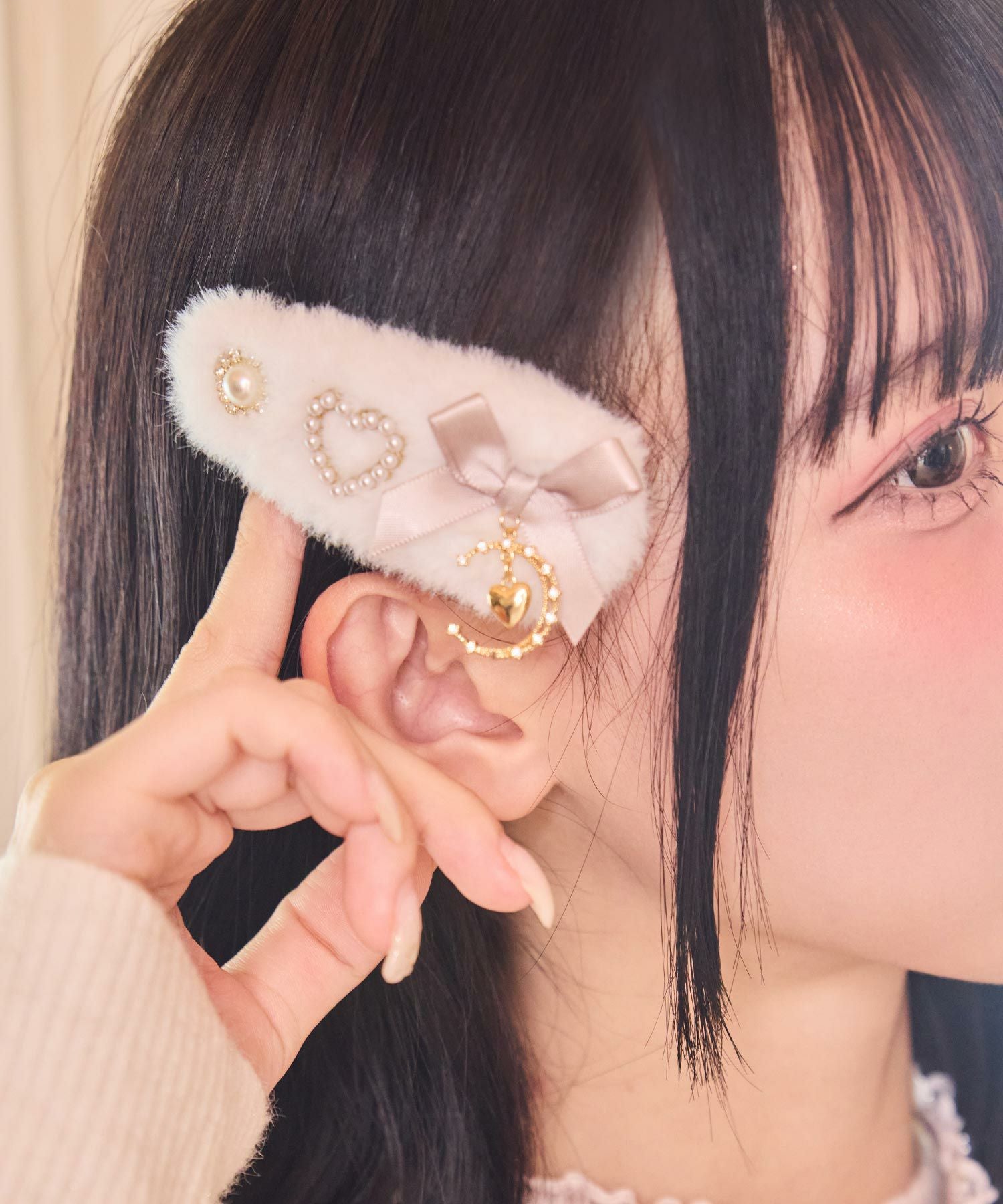 ムーンリボンファークリップ | Rlab store