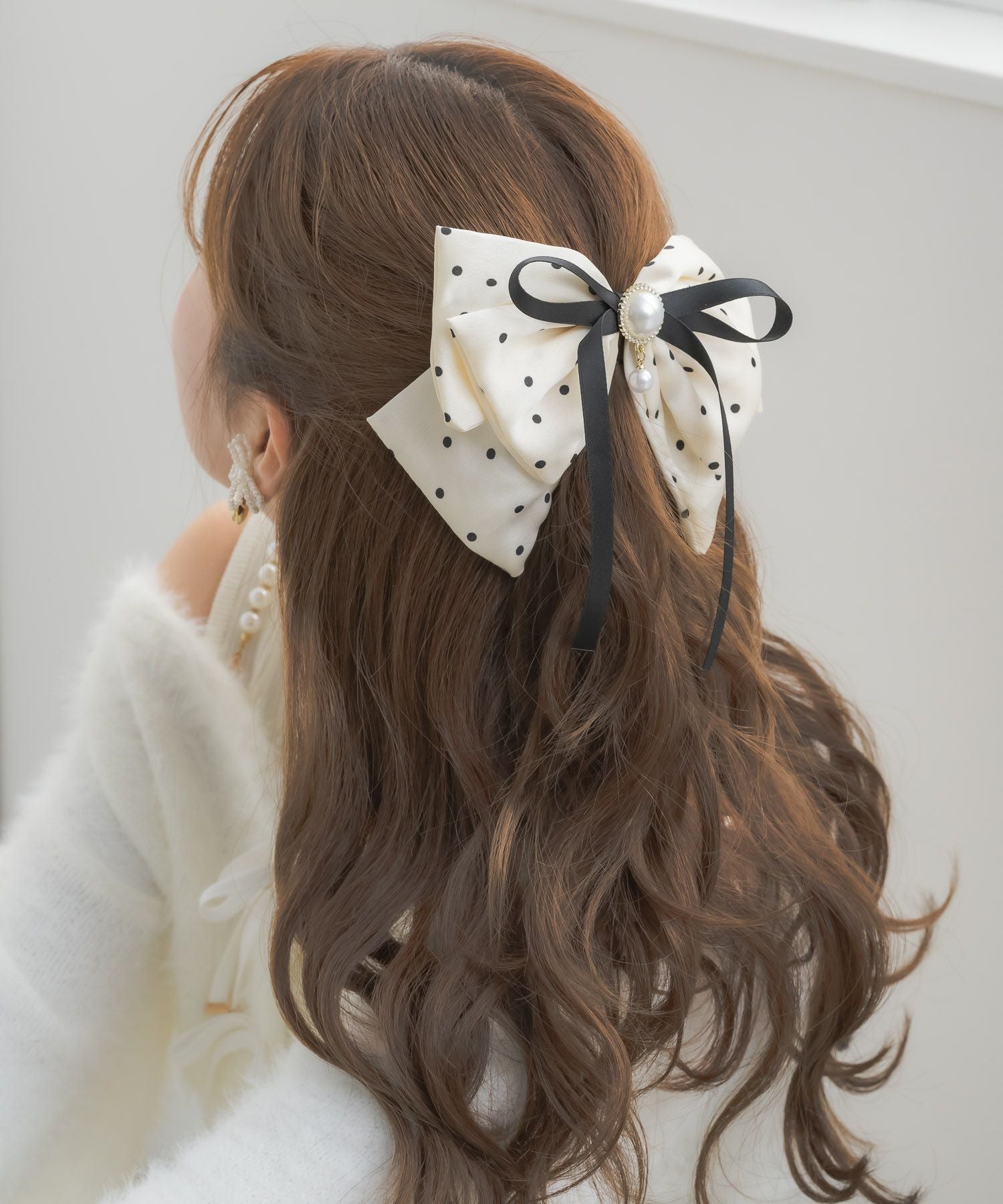 ビジューハートリボンバレッタ | Rlab store