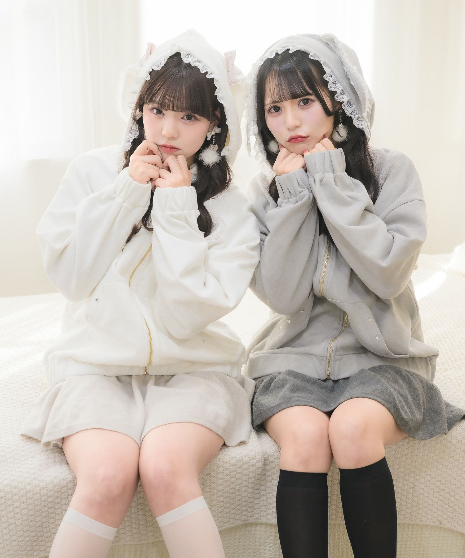 うさ耳ZIPパーカー | Rlab store