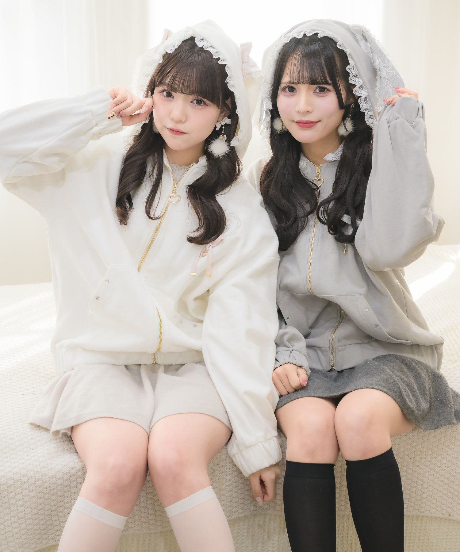 うさ耳ZIPパーカー | Rlab store