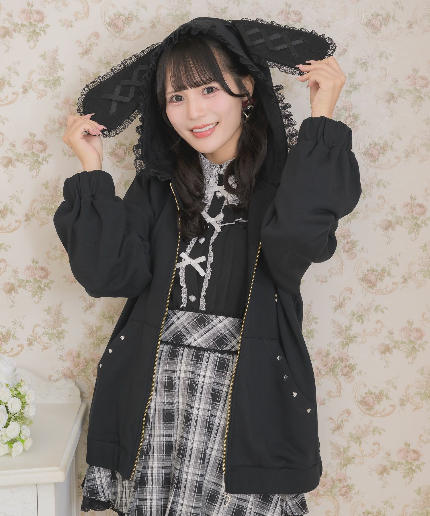 うさ耳ZIPパーカー | Rlab store