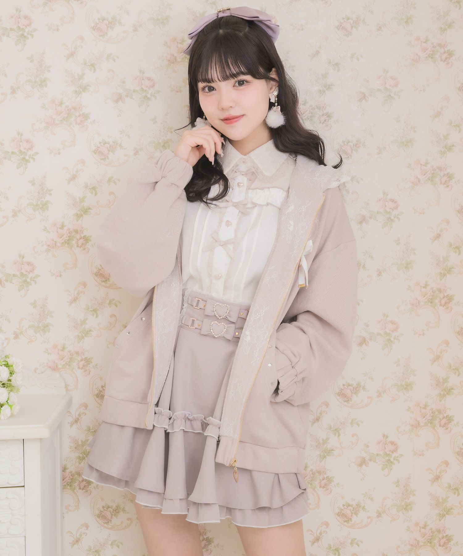 うさ耳ZIPパーカー | Rlab store