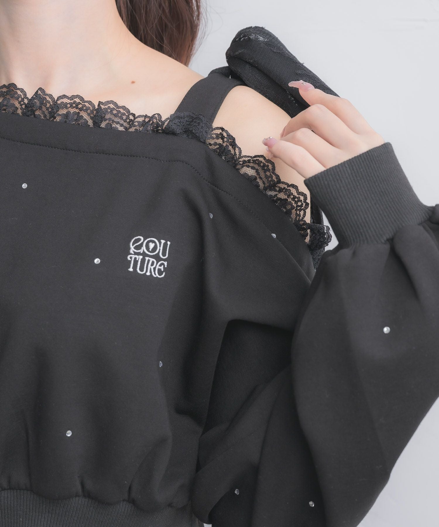 スウェットトップス couture by rojita トップス セール セットアップ