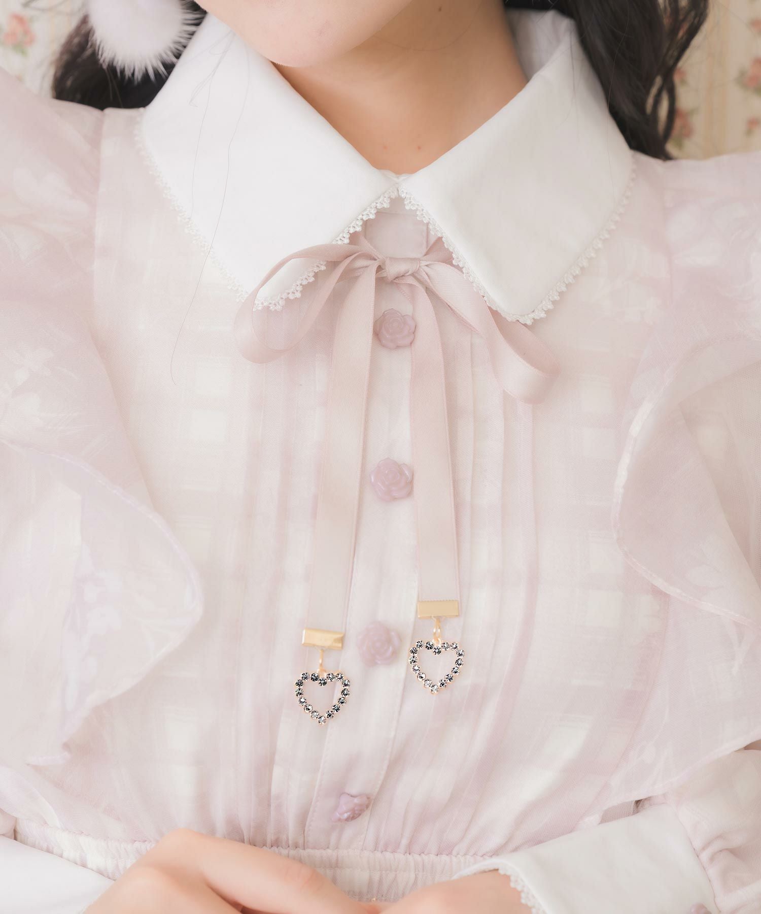 花柄チェックミニワンピース | Rlab store