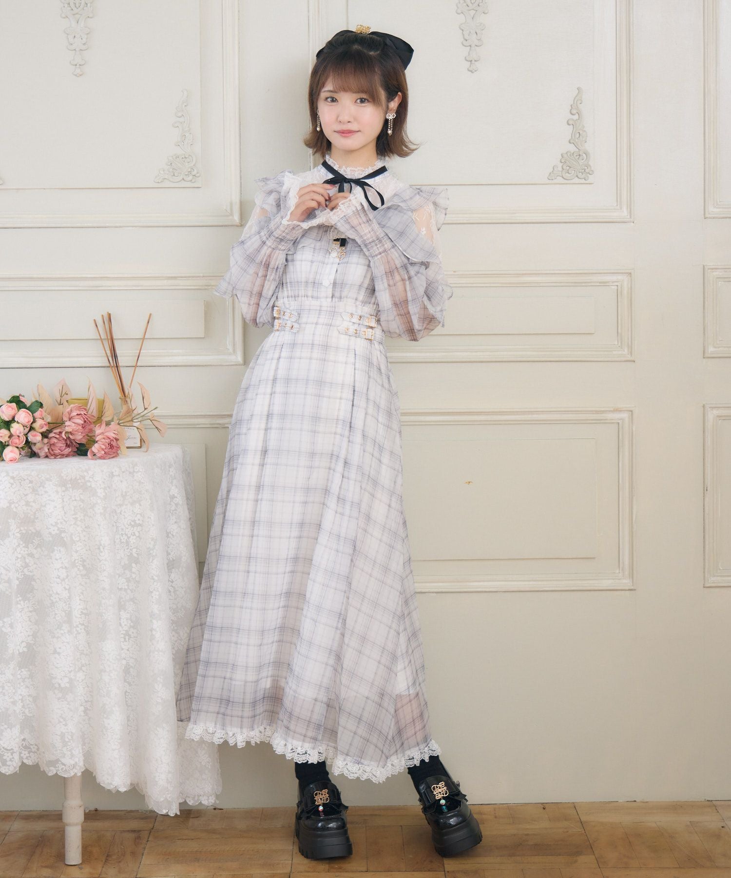 ラッフルロングワンピース | Rlab store