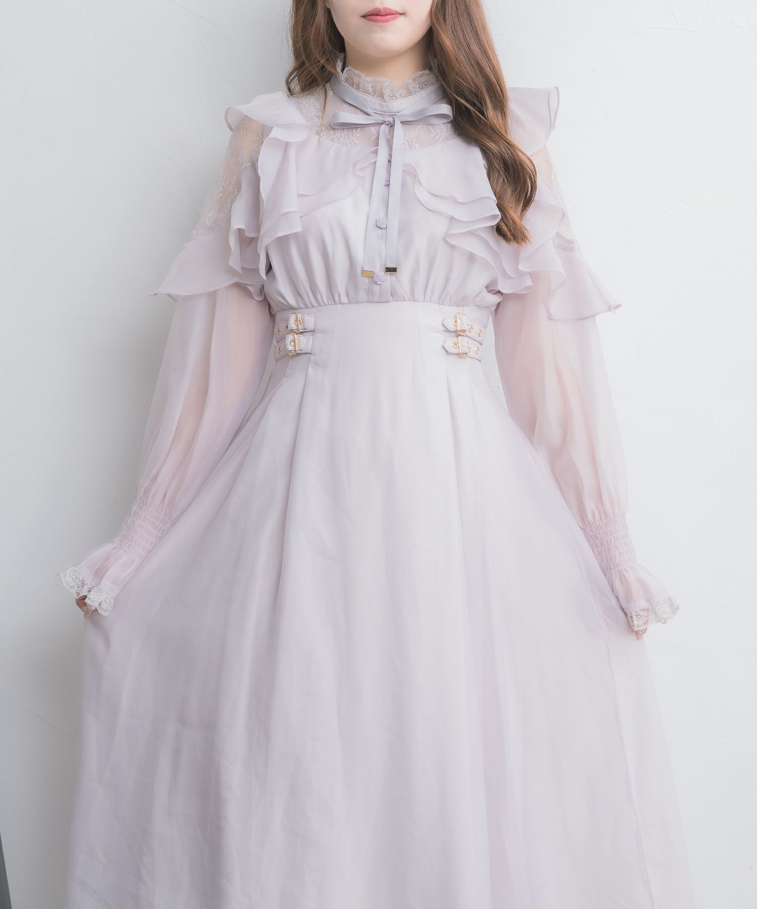 最安値　ラッフルロングワンピース ROJITA ラッフルロングワンピース | Rlab store
