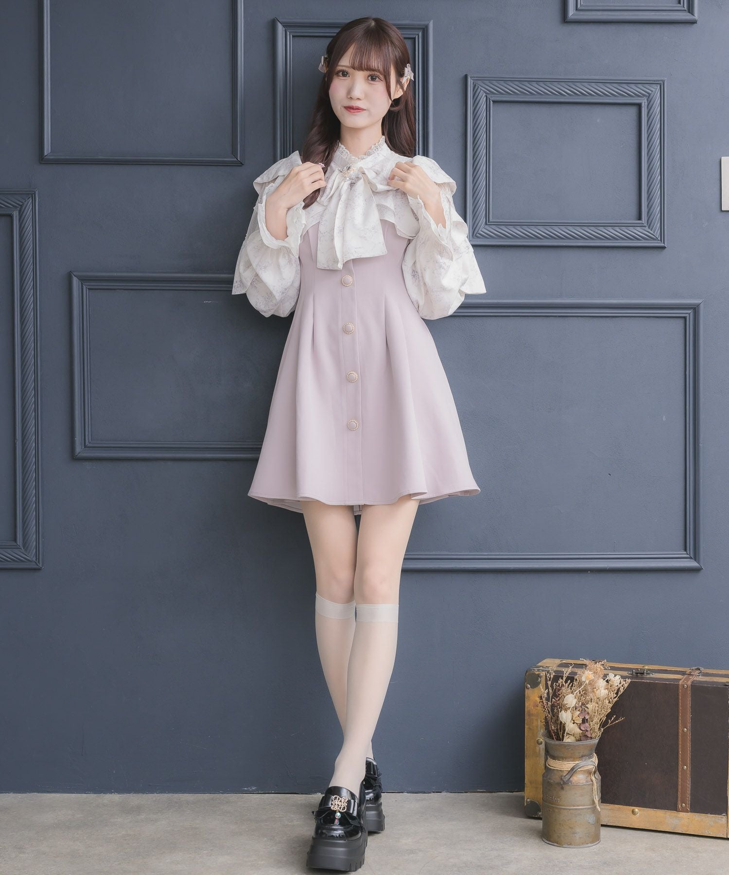 couture BY ROJITA 花柄ラッフルワンピース ラッフルミニワンピース | Rlab store