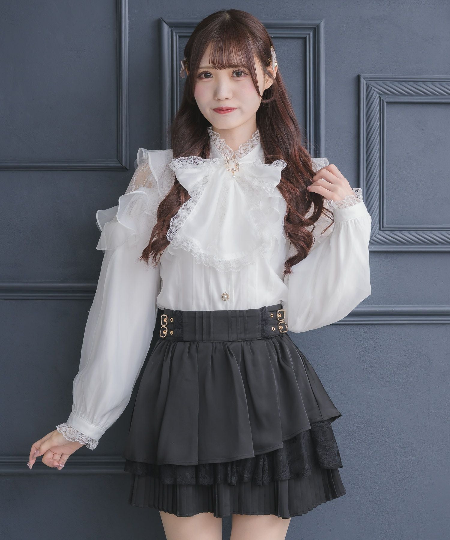 肩レーシーフリルブラウス | Rlab store