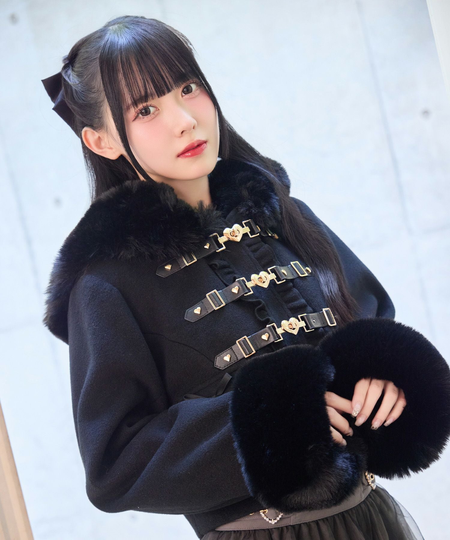 ハートバックルショートコート | Rlab store