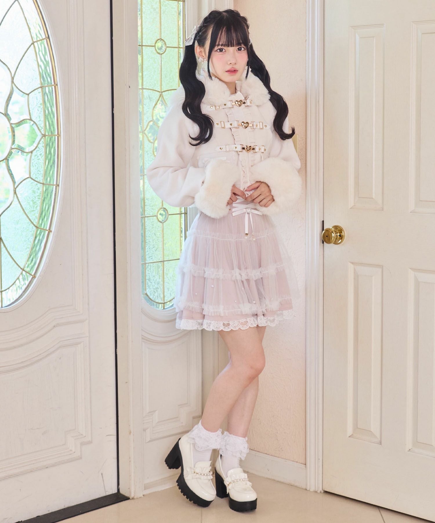 ハートバックルショートコート | Rlab store