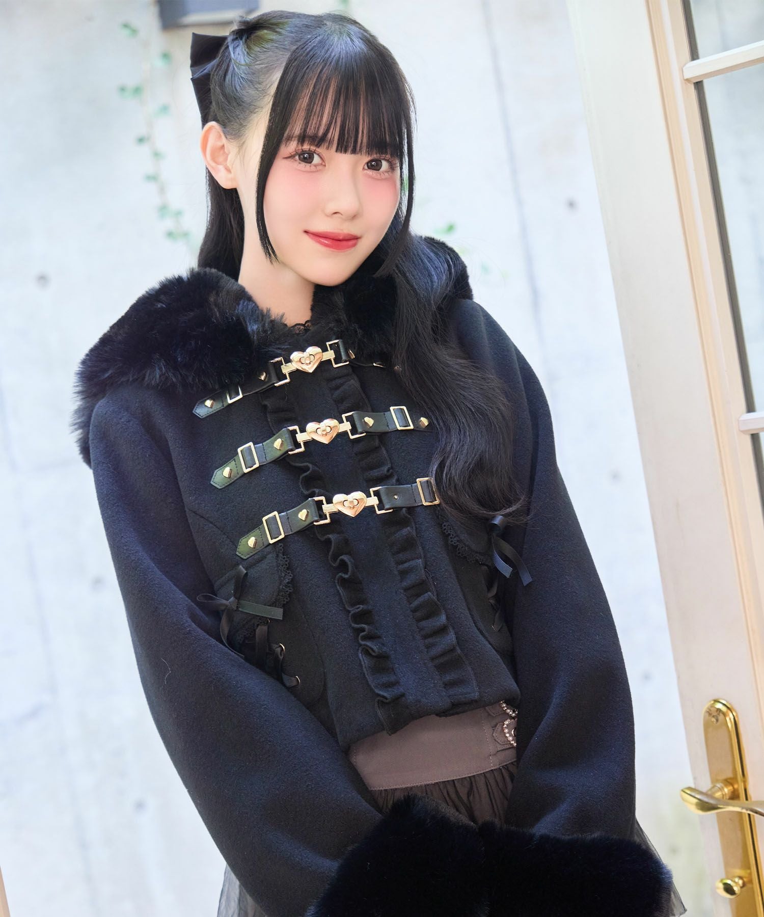 ハートバックルショートコート | Rlab store