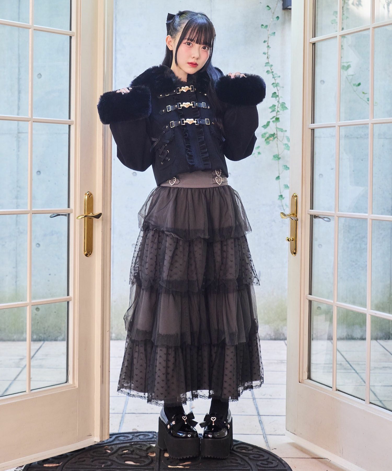 ハートバックルショートコート | Rlab store