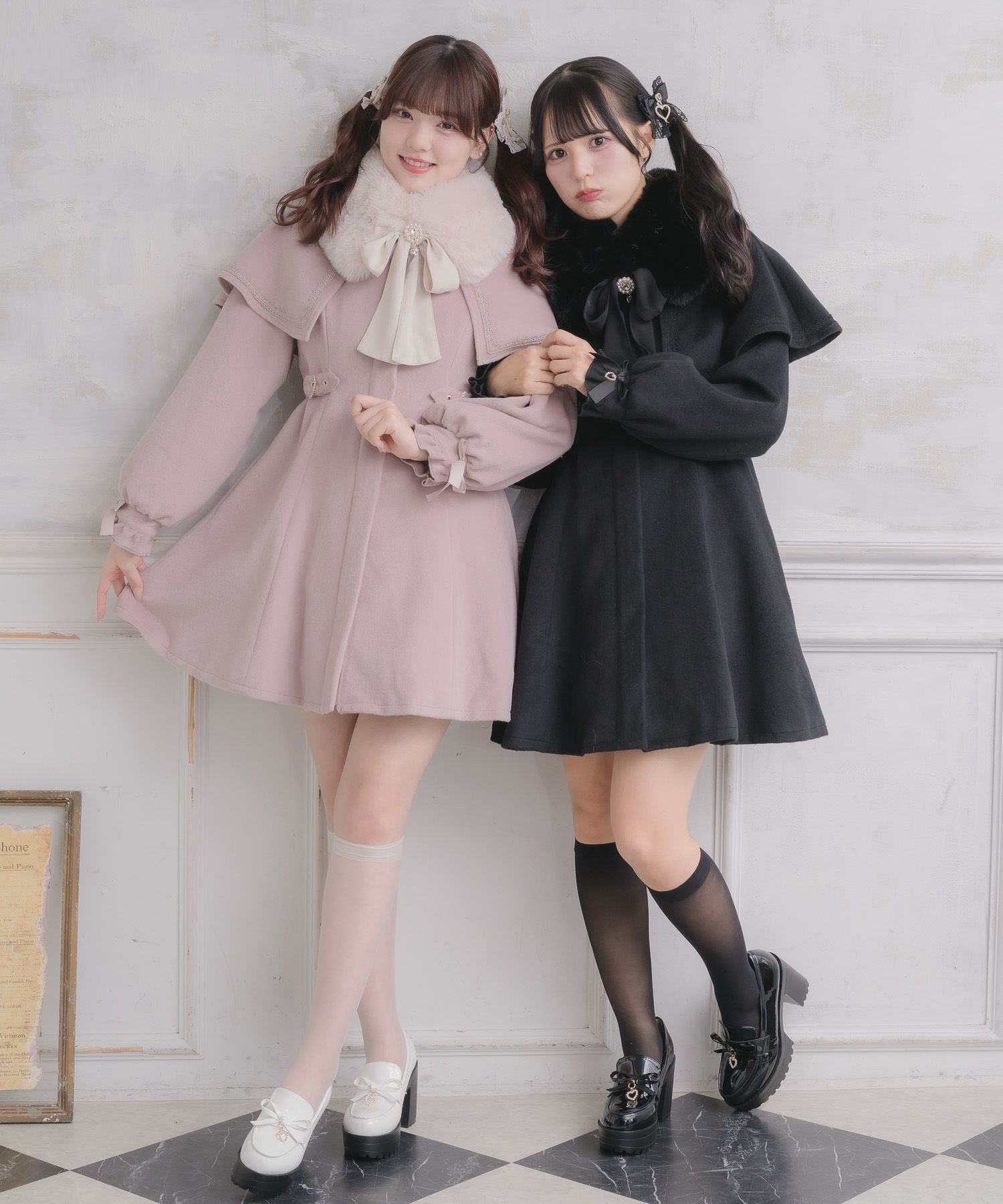 マルチWAYケープファーカラーコート | Rlab store