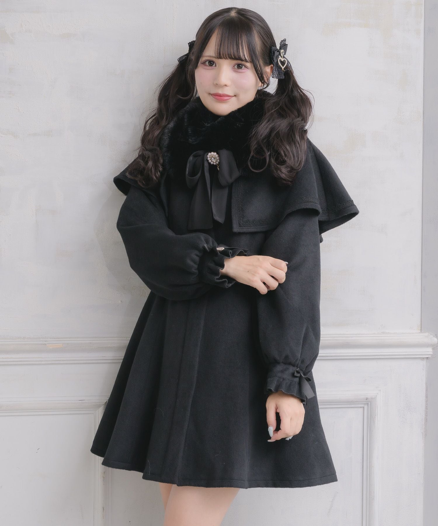 マルチWAYケープファーカラーコート | Rlab store