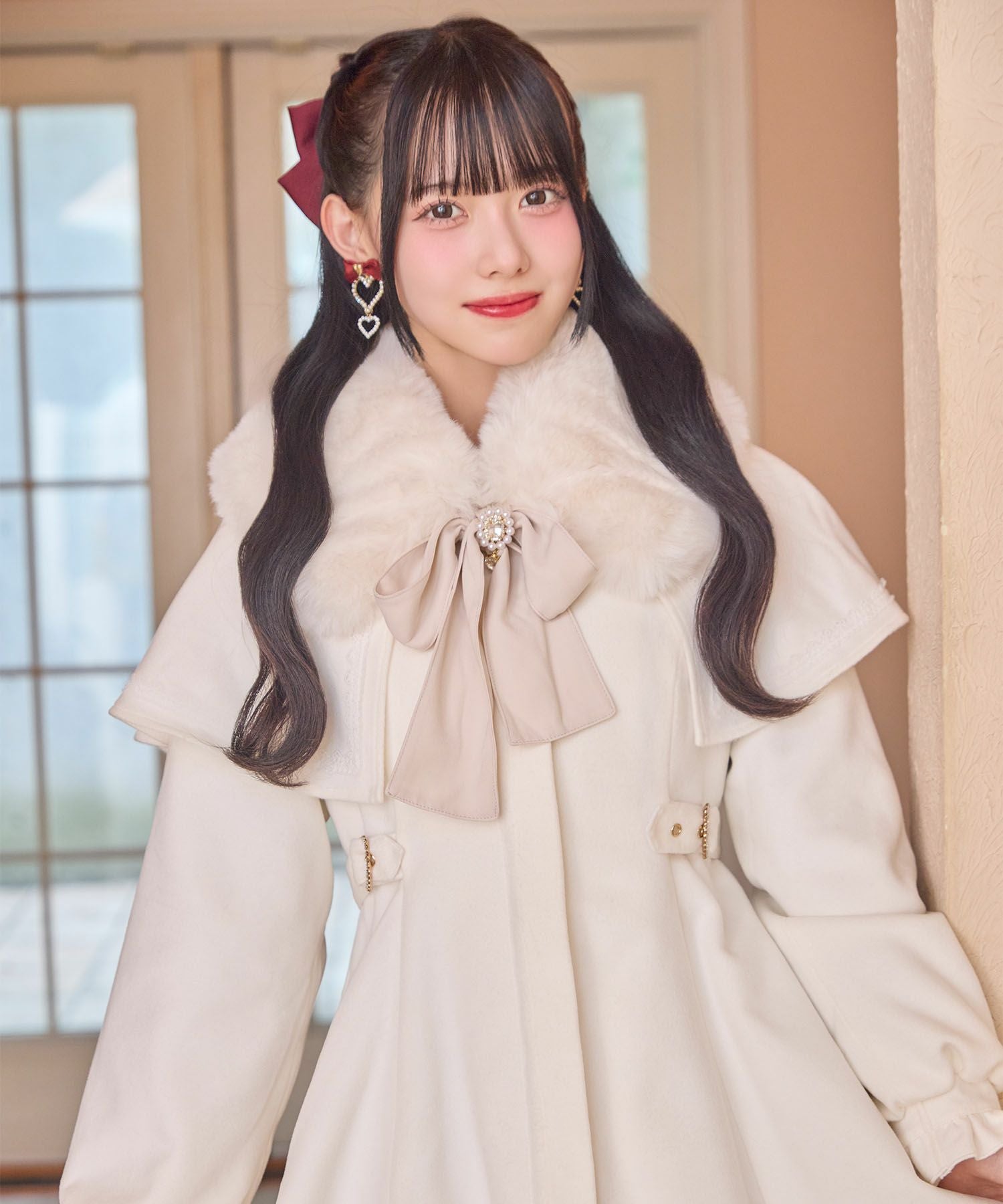 マルチWAYケープファーカラーコート | Rlab store