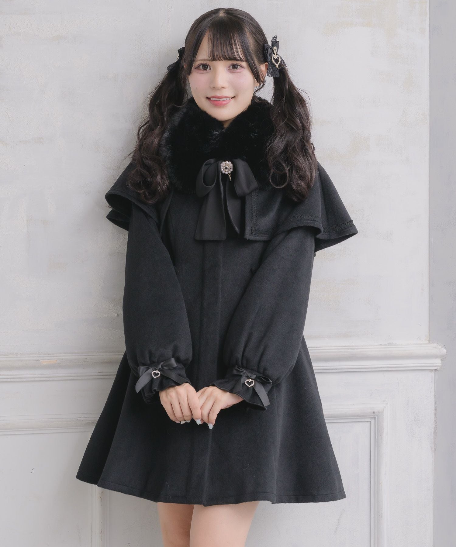 マルチWAYケープファーカラーコート | Rlab store