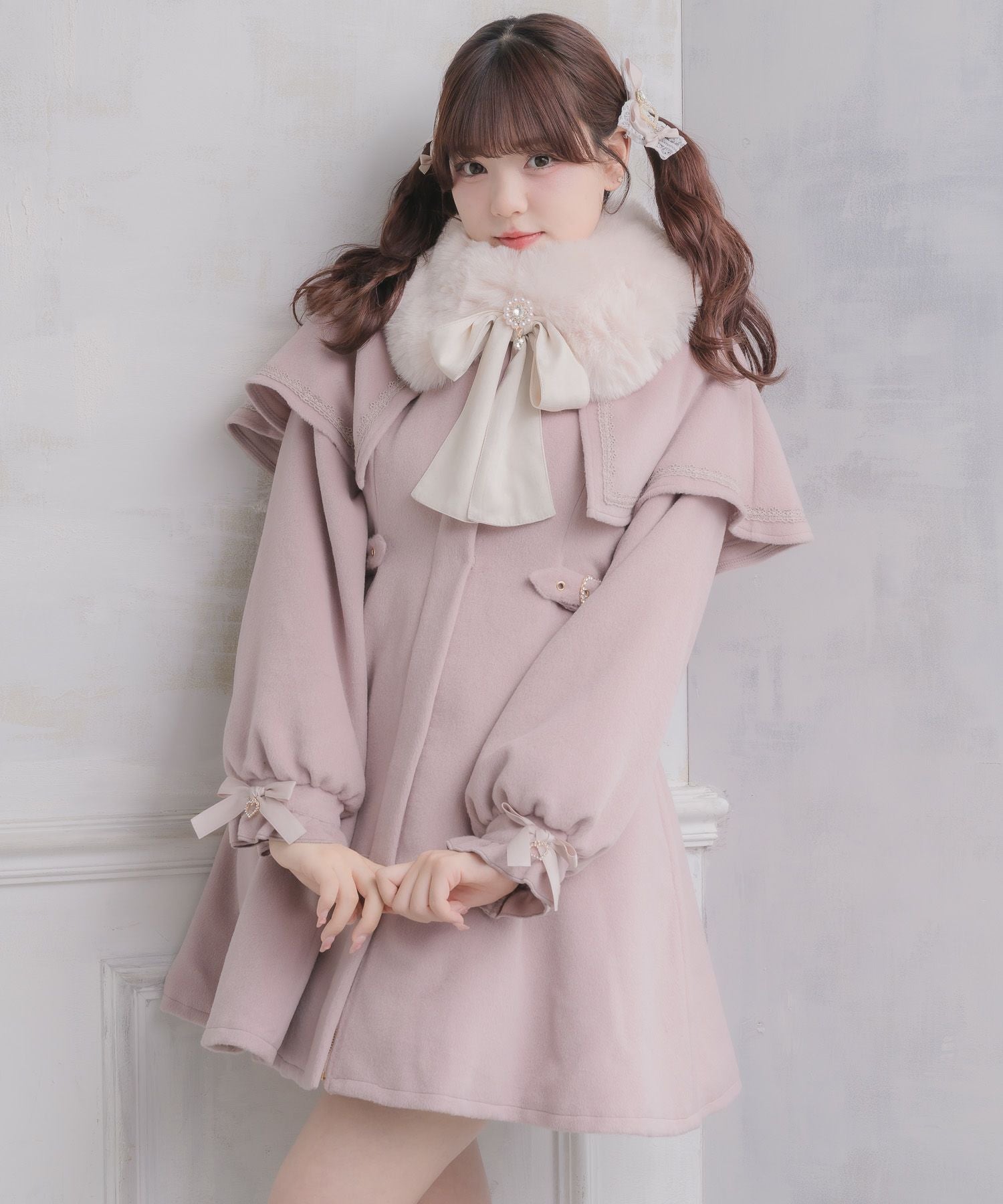 マルチWAYケープファーカラーコート | Rlab store