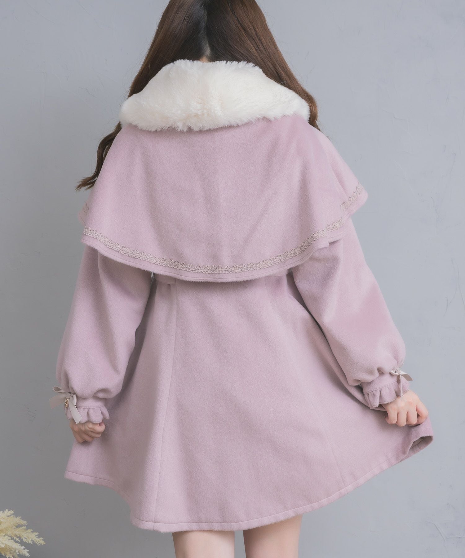 マルチWAYケープファーカラーコート | Rlab store