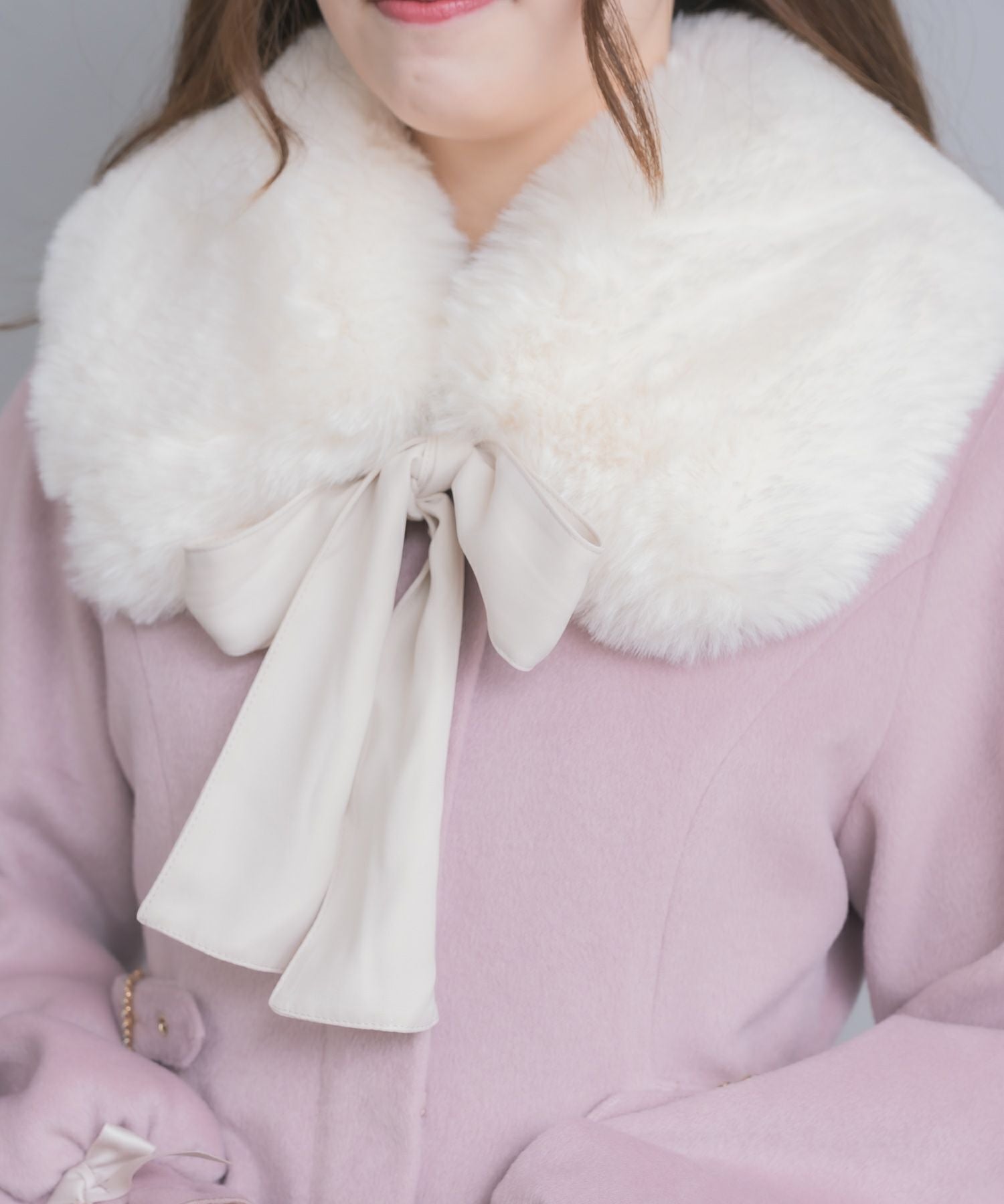 マルチWAYケープファーカラーコート | Rlab store