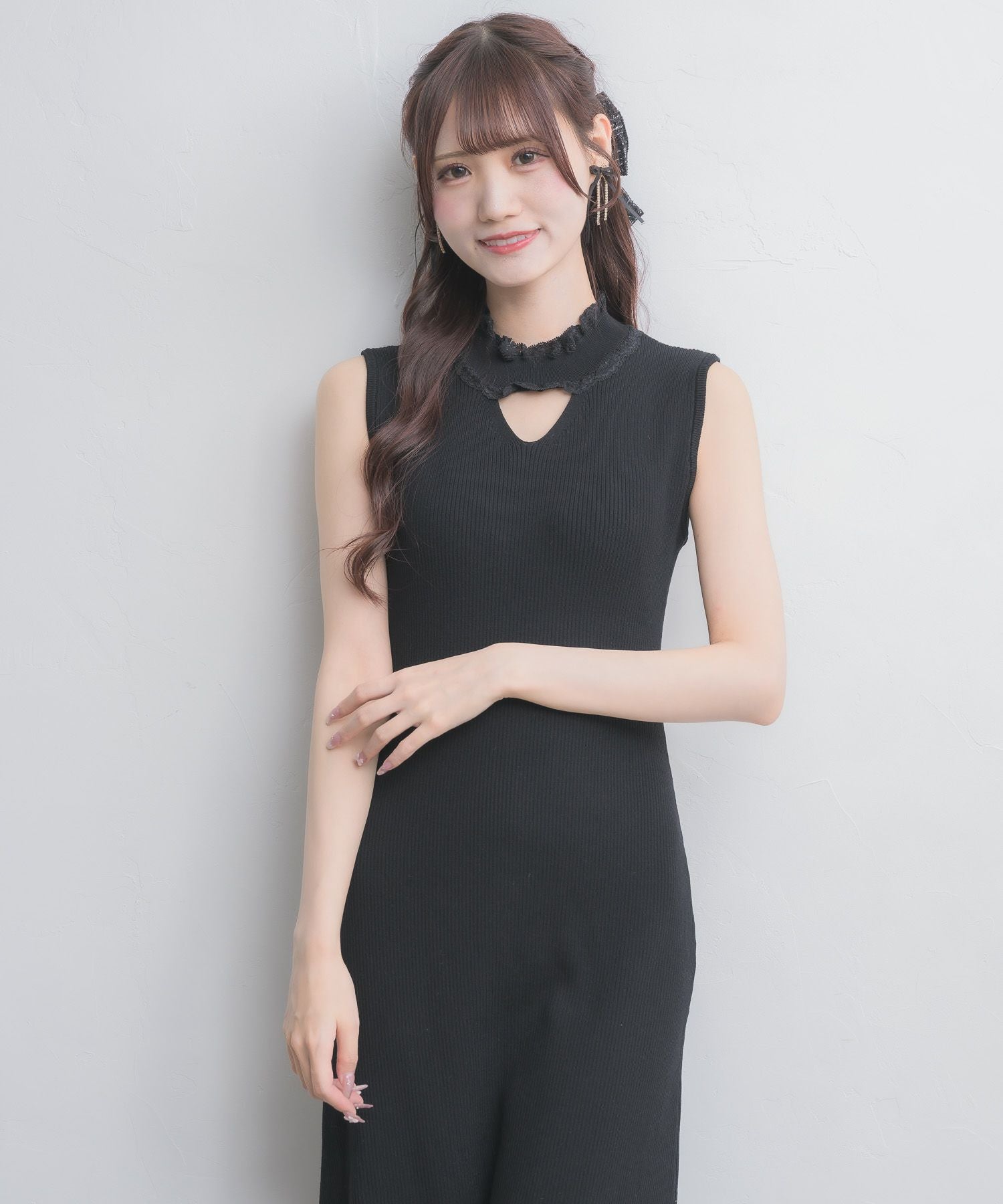 ニットワンピース×オフショルカーデセット | Rlab store