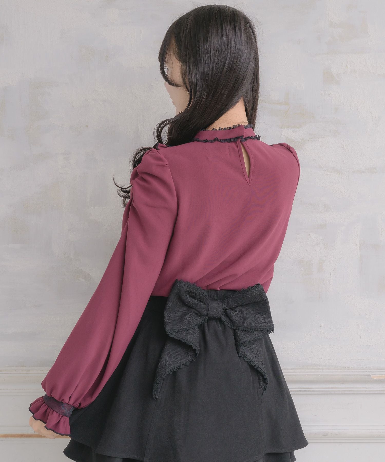 配色レースバックリボンブラウス 楽天市場】【SALE／20%OFF】｜美人百花5月号掲載｜◇クラシカルレース