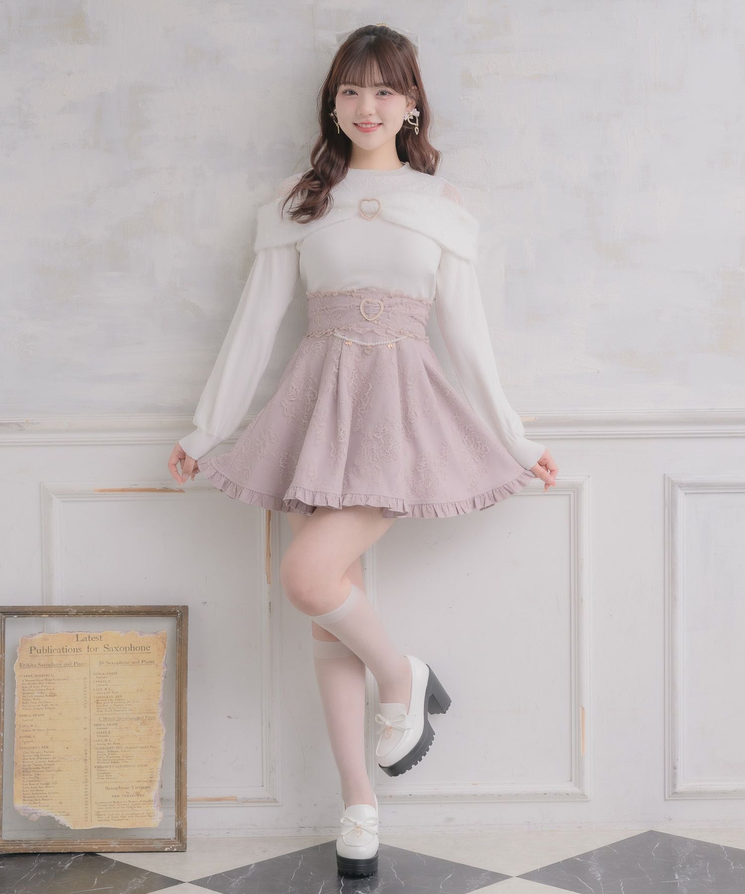 リボンデザインニットトップス | Rlab store