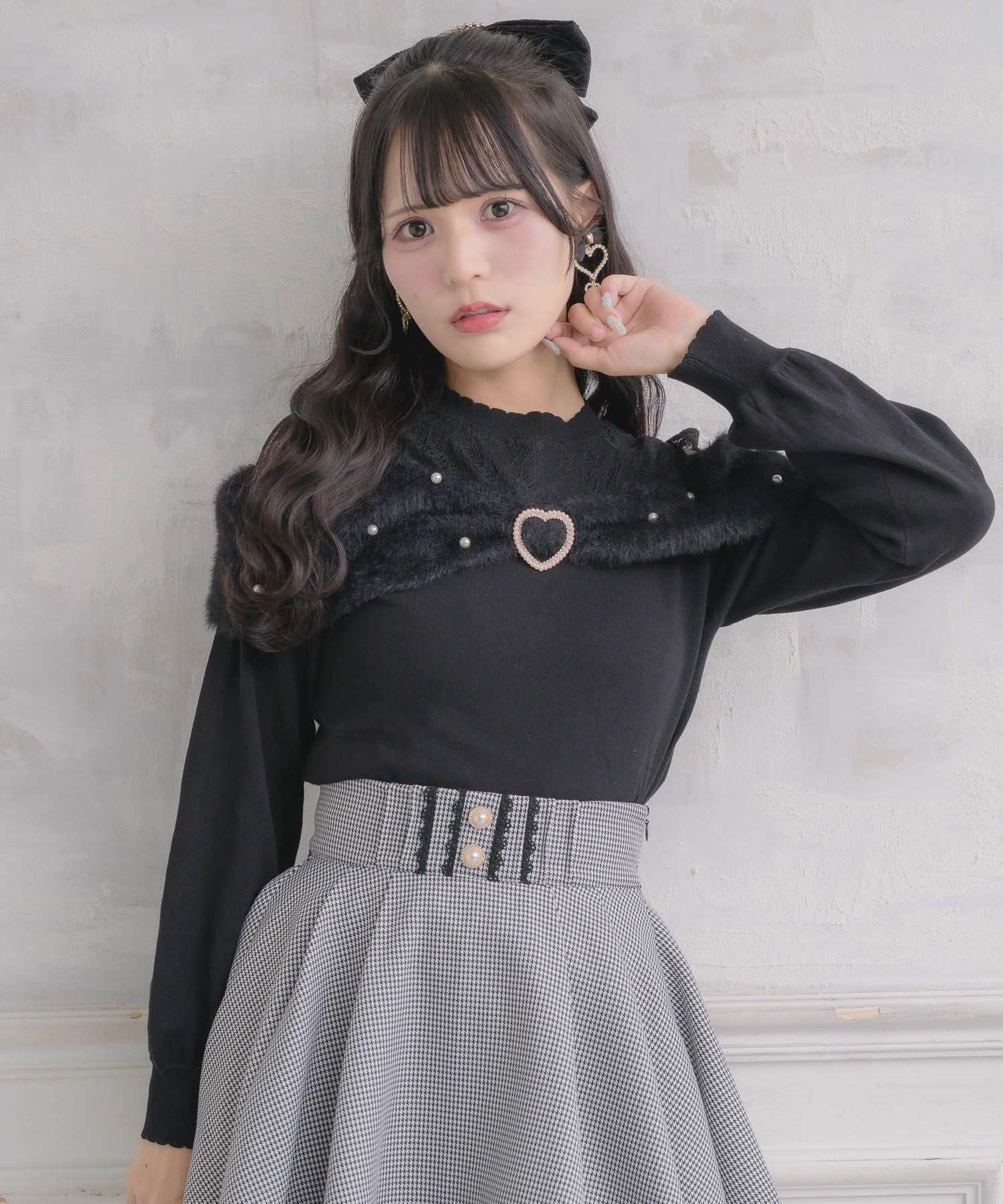 リボンデザインニットトップス | Rlab store