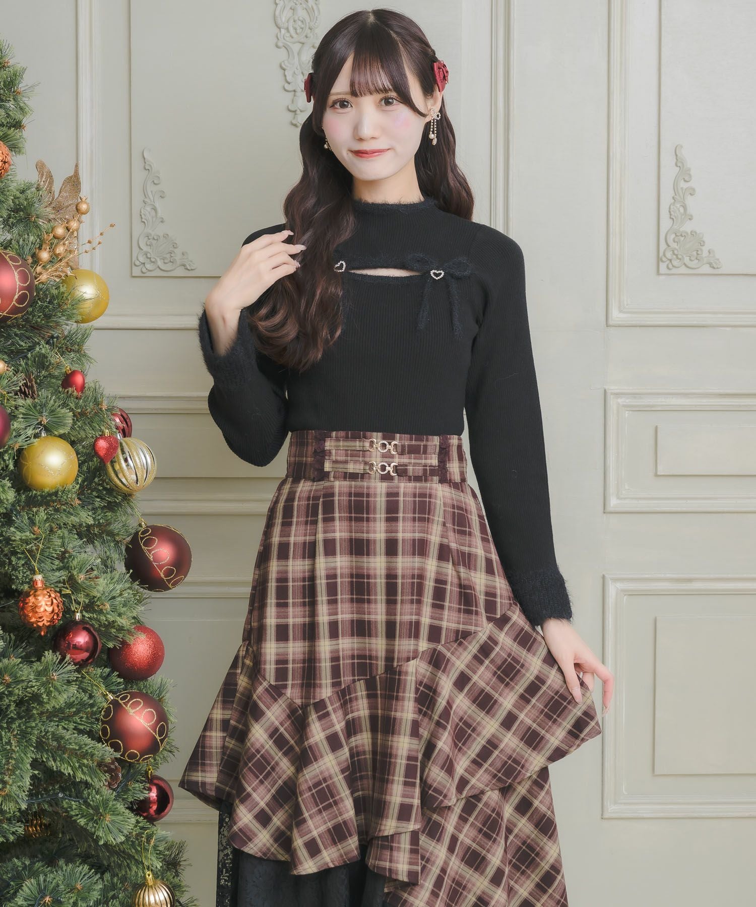 【新品タグ付き】EPOCA デコルテ美しい ストレッチリブニット ブラック 40 デコルテ開きニット | Rlab store