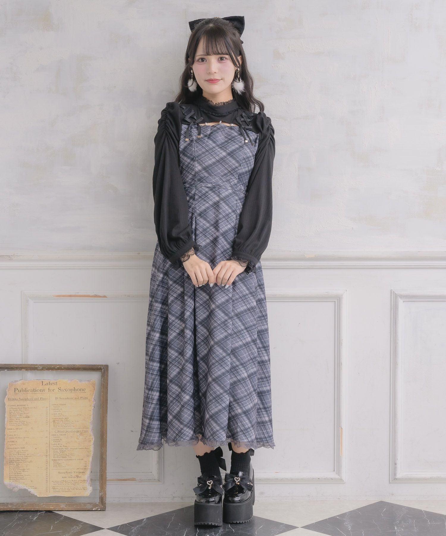 デコルテ開きロングワンピース | Rlab store