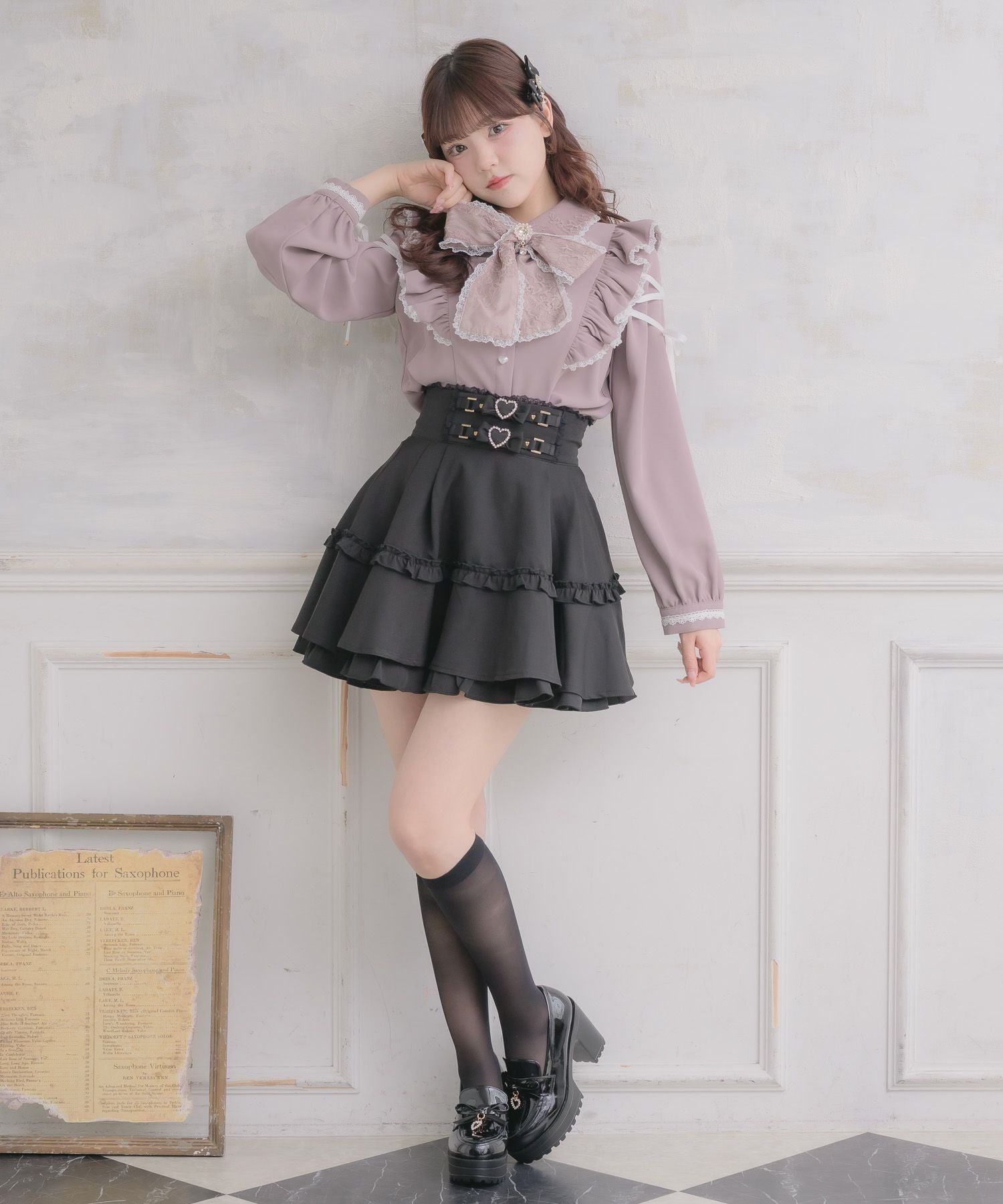 レースアップスリーブブラウス | Rlab store