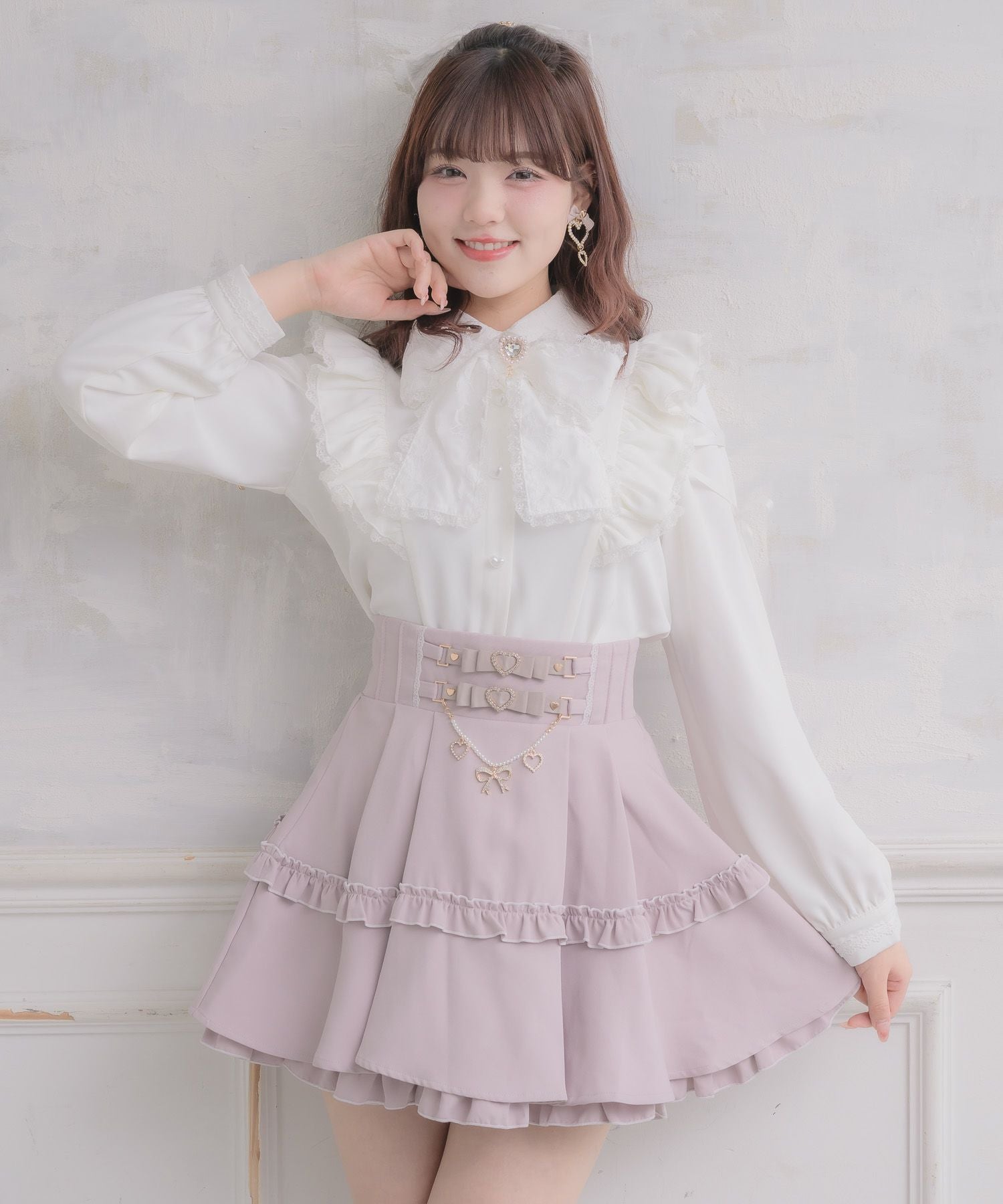 ウエストリボンデザインスカート | Rlab store