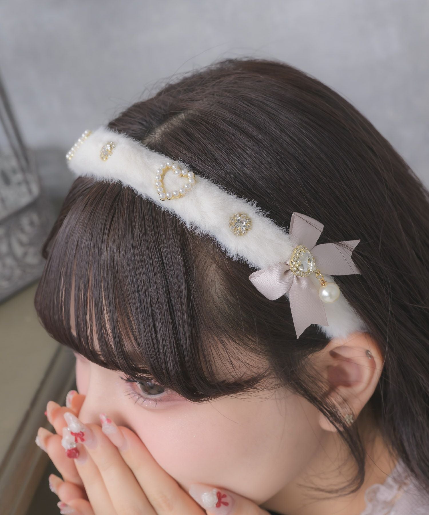 ビジュリボンふわふわカチューシャ | Rlab store