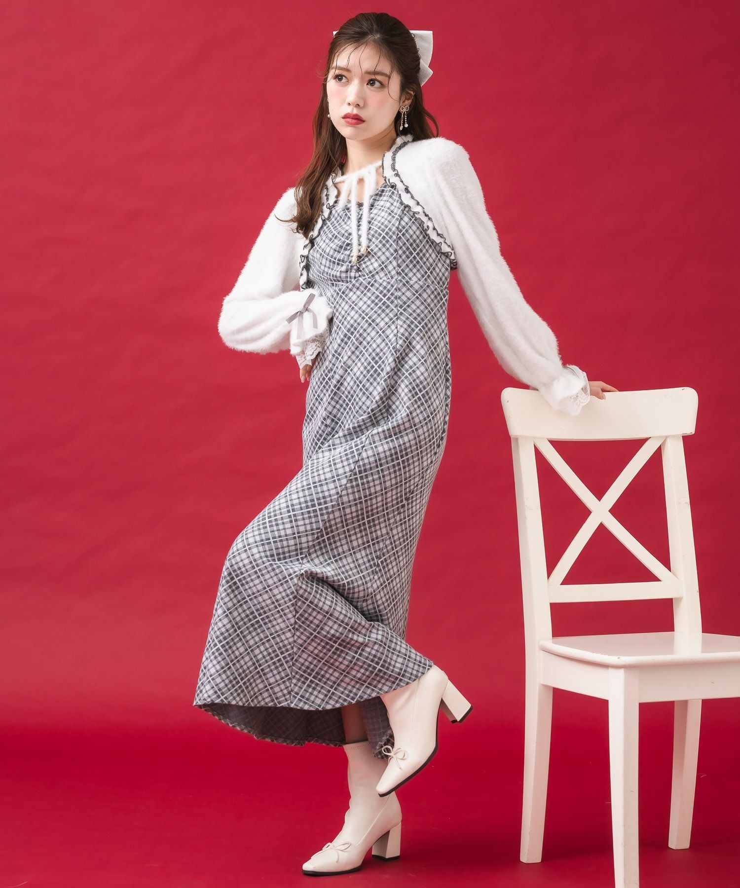 シャギーボレロドッキングワンピース | Rlab store