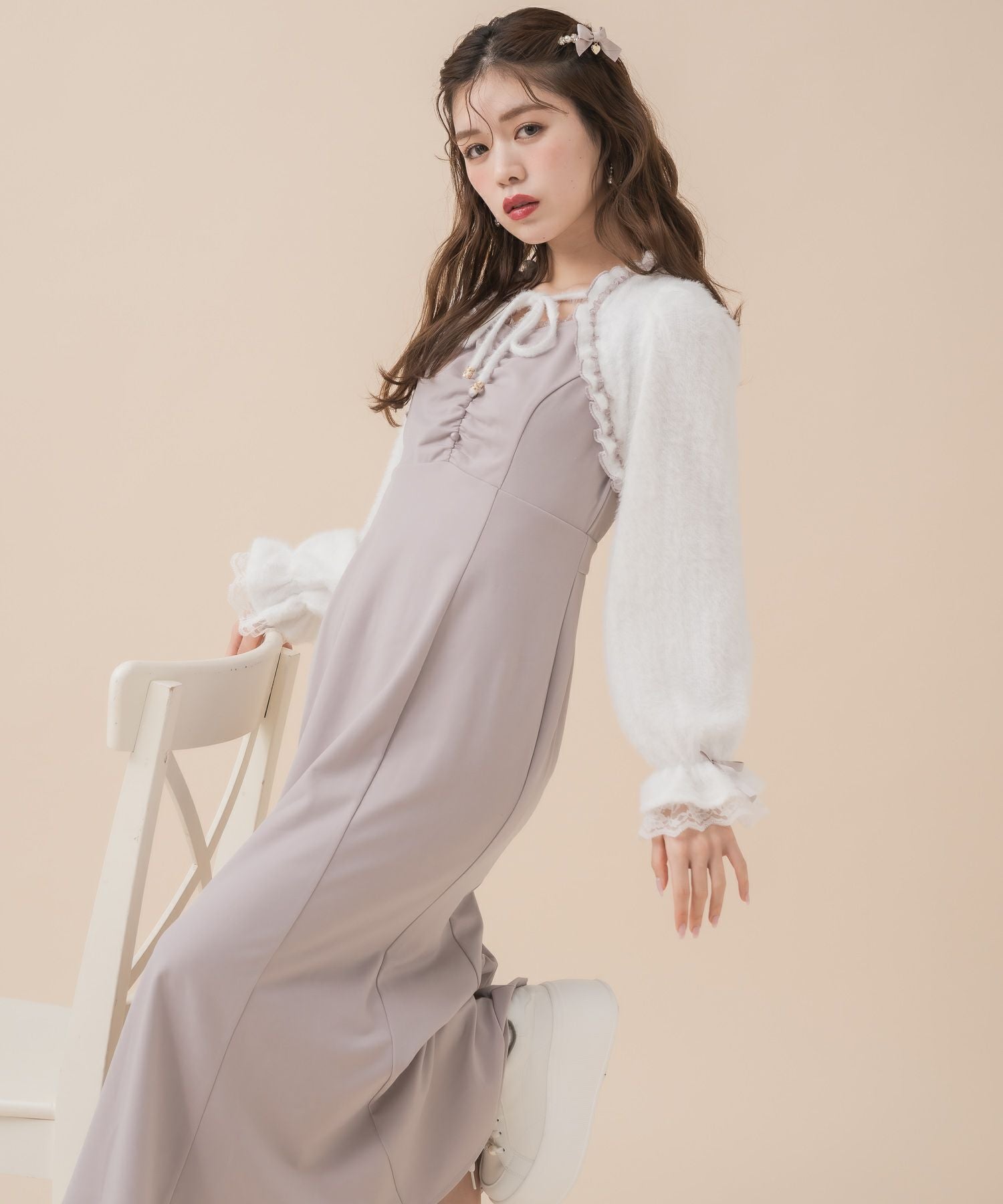 シャギーボレロドッキングワンピース | Rlab store