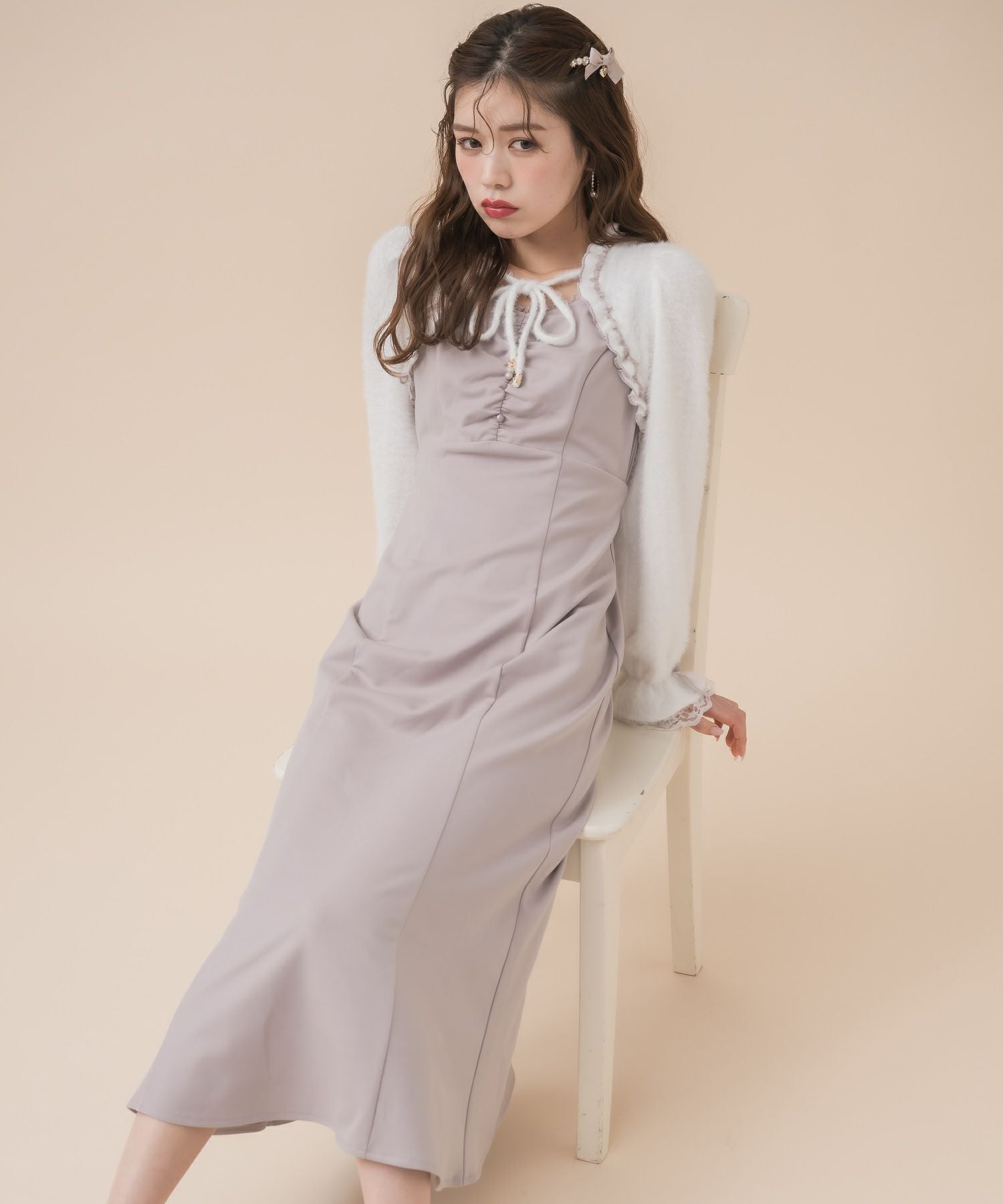 シャギーボレロドッキングワンピース | Rlab store