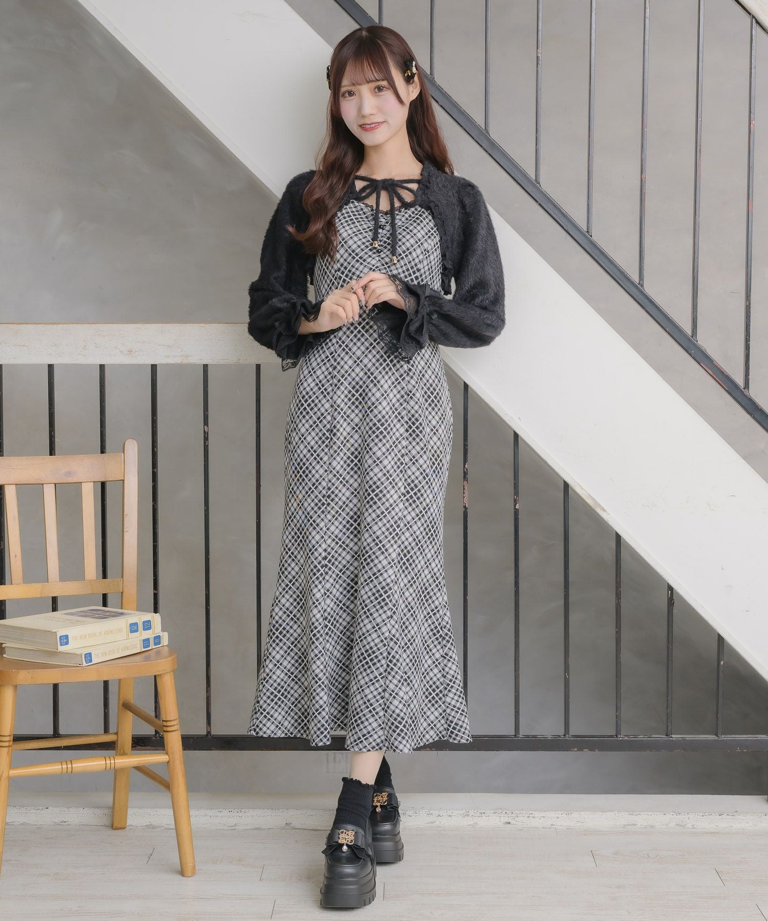 シャギーボレロドッキングワンピース | Rlab store