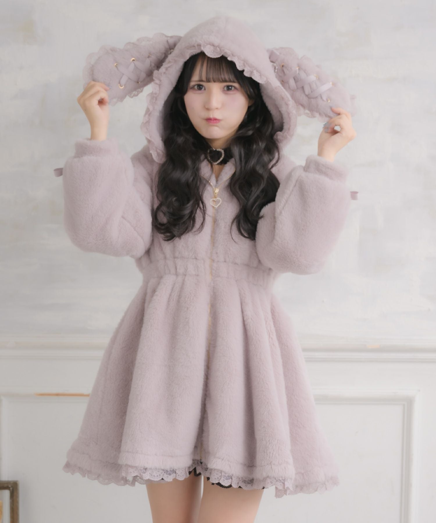 うさ耳ファーコート | Rlab store