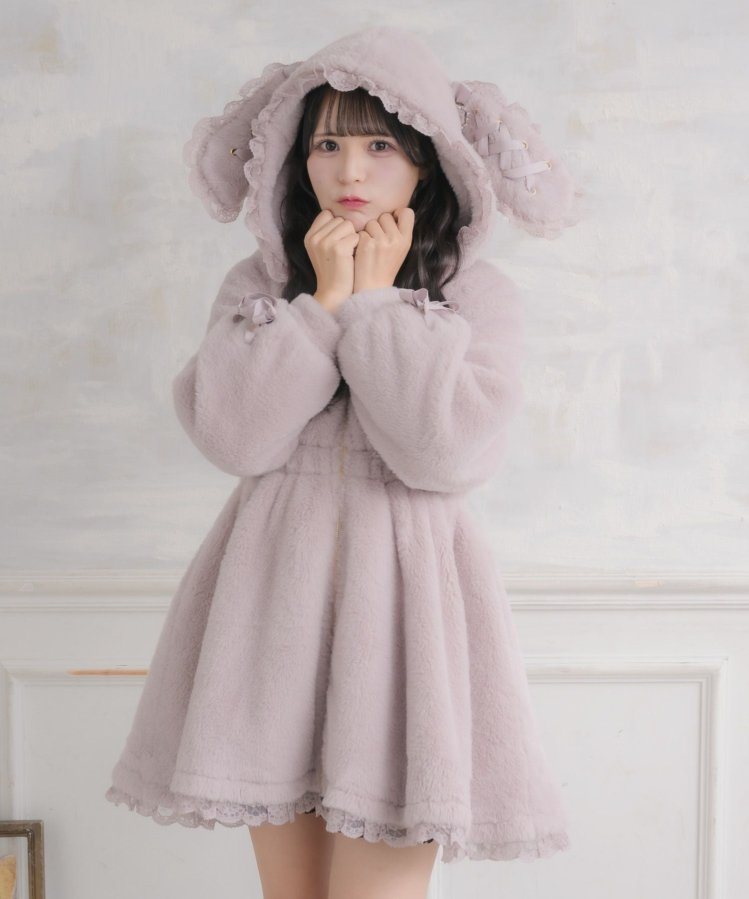 うさ耳ファーコート | Rlab store