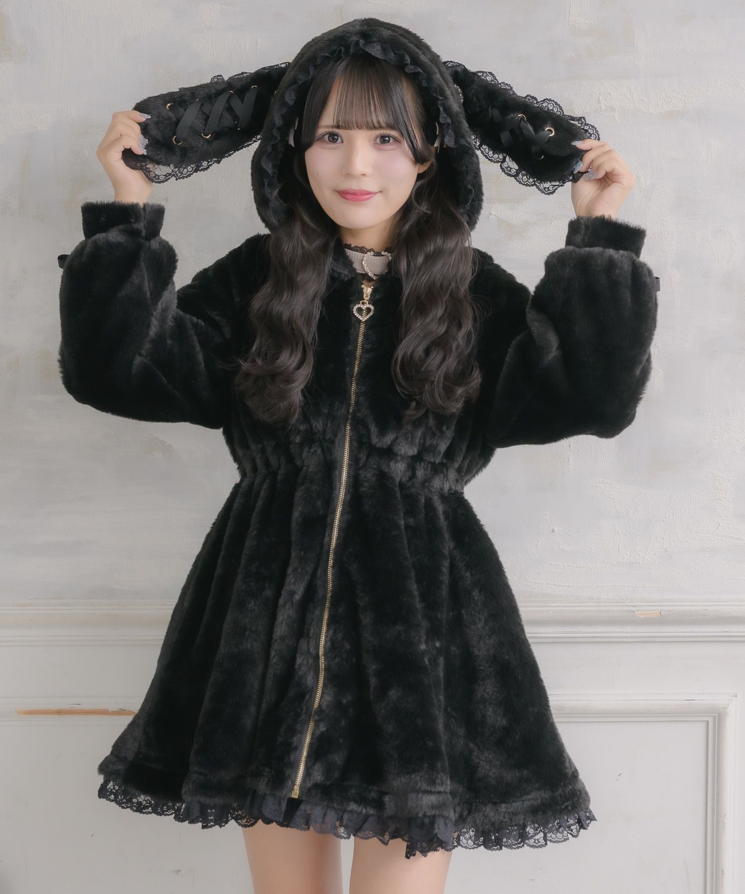 うさ耳ファーコート | Rlab store