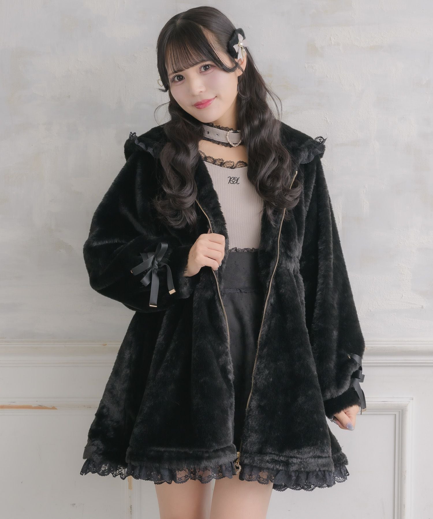 うさ耳ファーコート | Rlab store