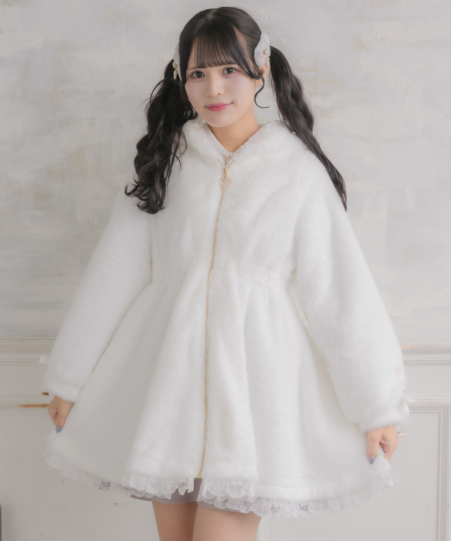 うさ耳ファーコート | Rlab store