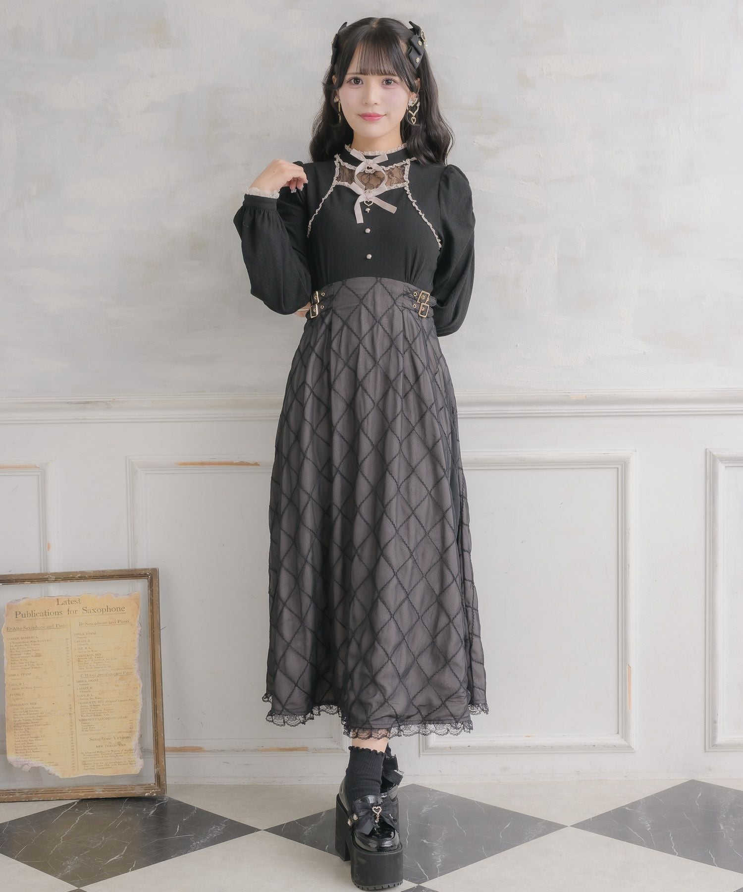 シアーフレアドッキングロングワンピース | Rlab store