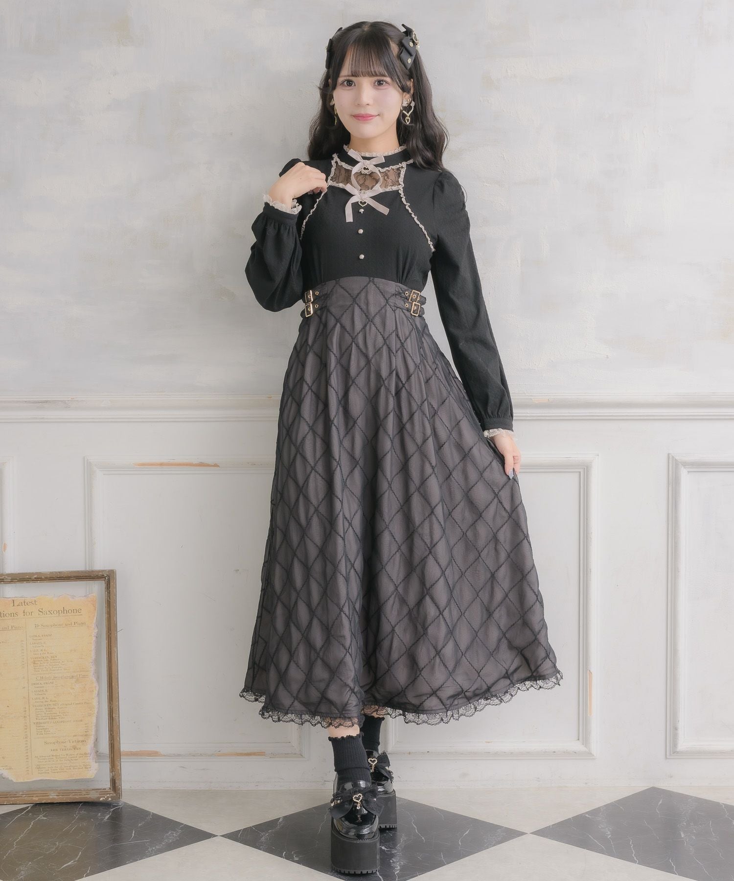 シアーフレアドッキングロングワンピース | Rlab store
