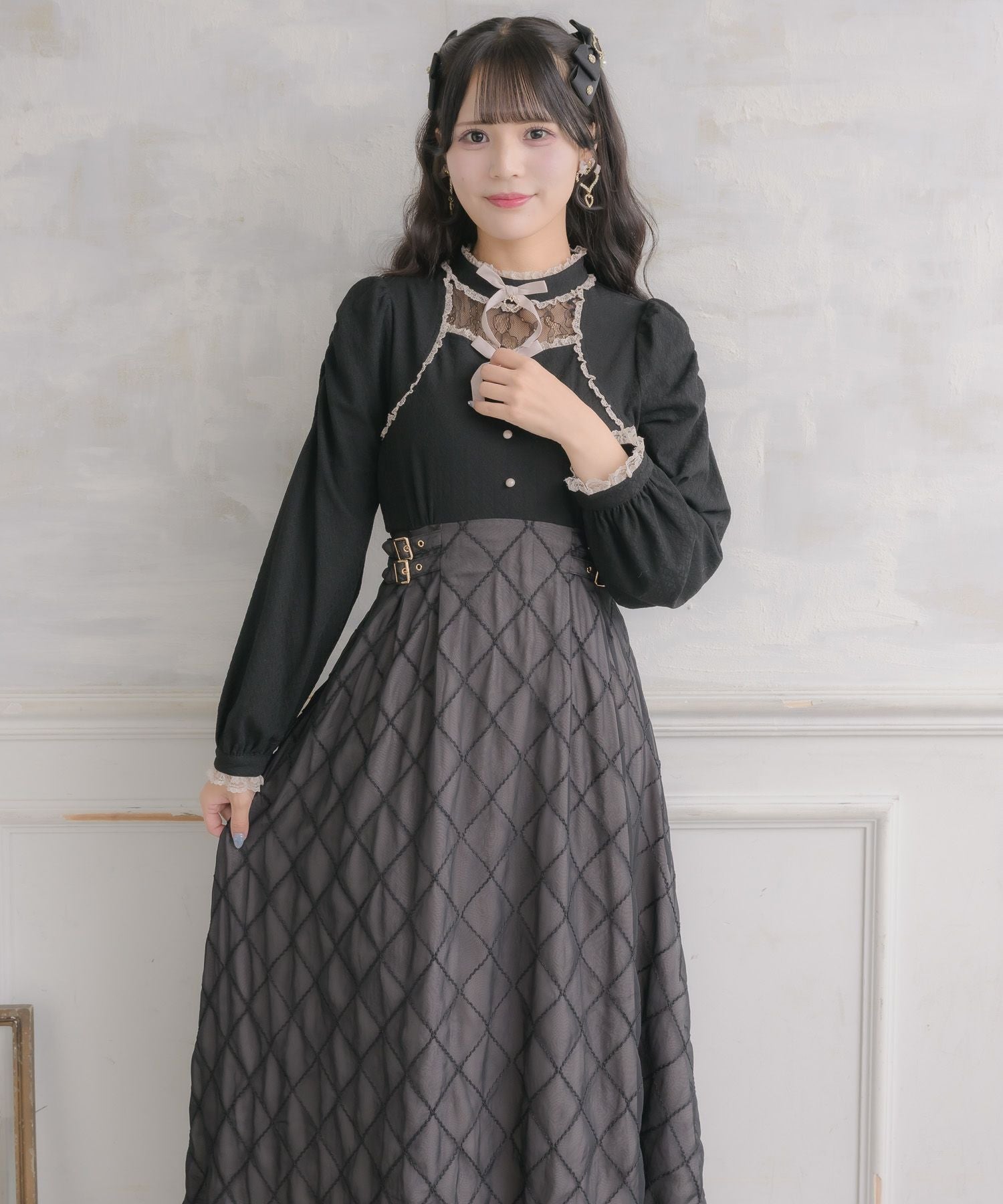 シアーフレアドッキングロングワンピース | Rlab store
